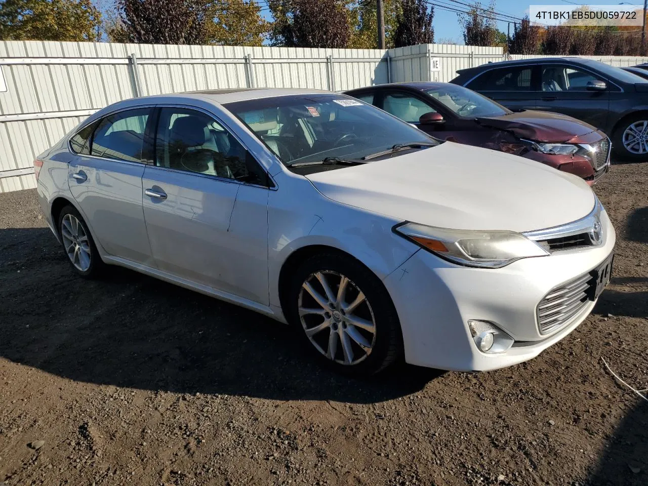 2013 Toyota Avalon Base VIN: 4T1BK1EB5DU059722 Lot: 75861944