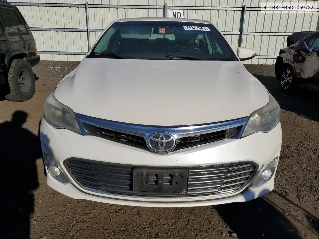 2013 Toyota Avalon Base VIN: 4T1BK1EB5DU059722 Lot: 75861944