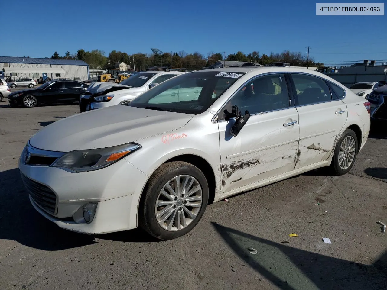 2013 Toyota Avalon Hybrid VIN: 4T1BD1EB8DU004093 Lot: 75896684