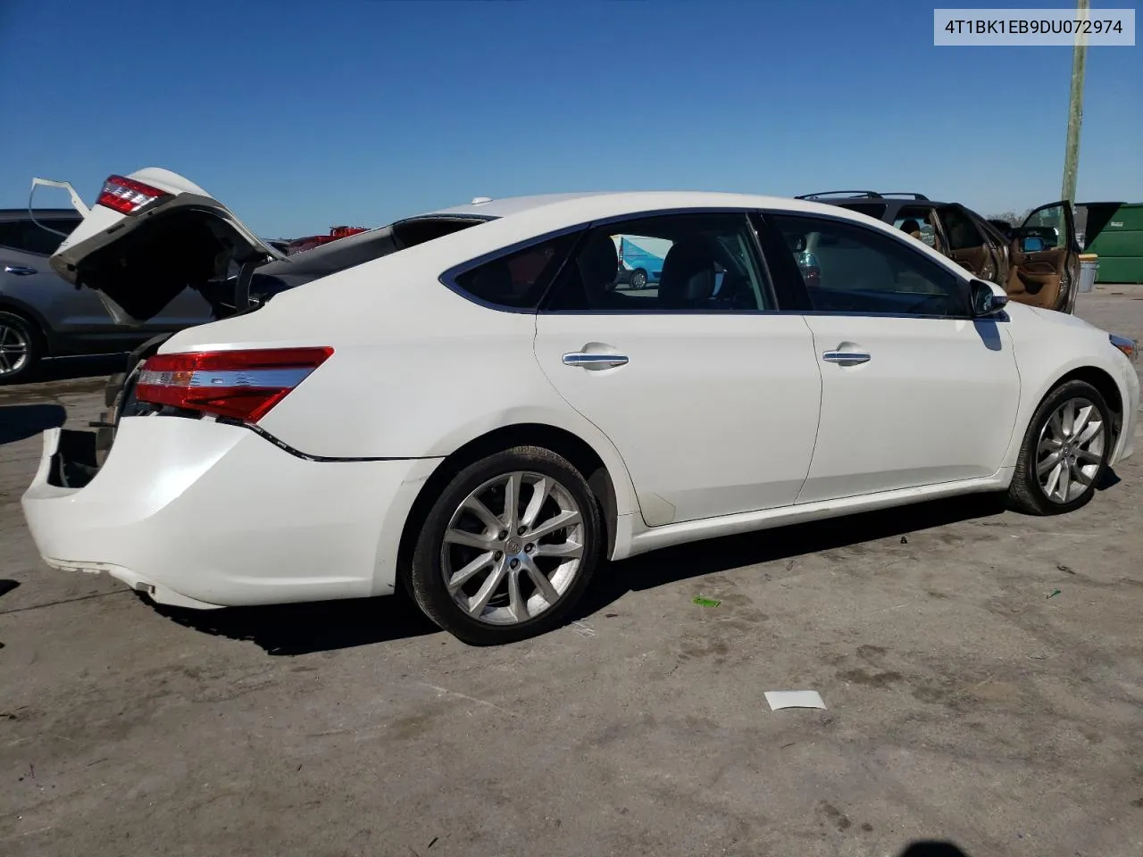 2013 Toyota Avalon Base VIN: 4T1BK1EB9DU072974 Lot: 76274384