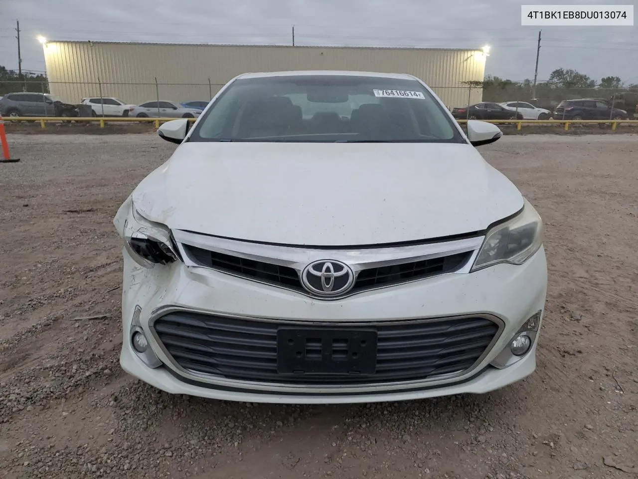 2013 Toyota Avalon Base VIN: 4T1BK1EB8DU013074 Lot: 76416614