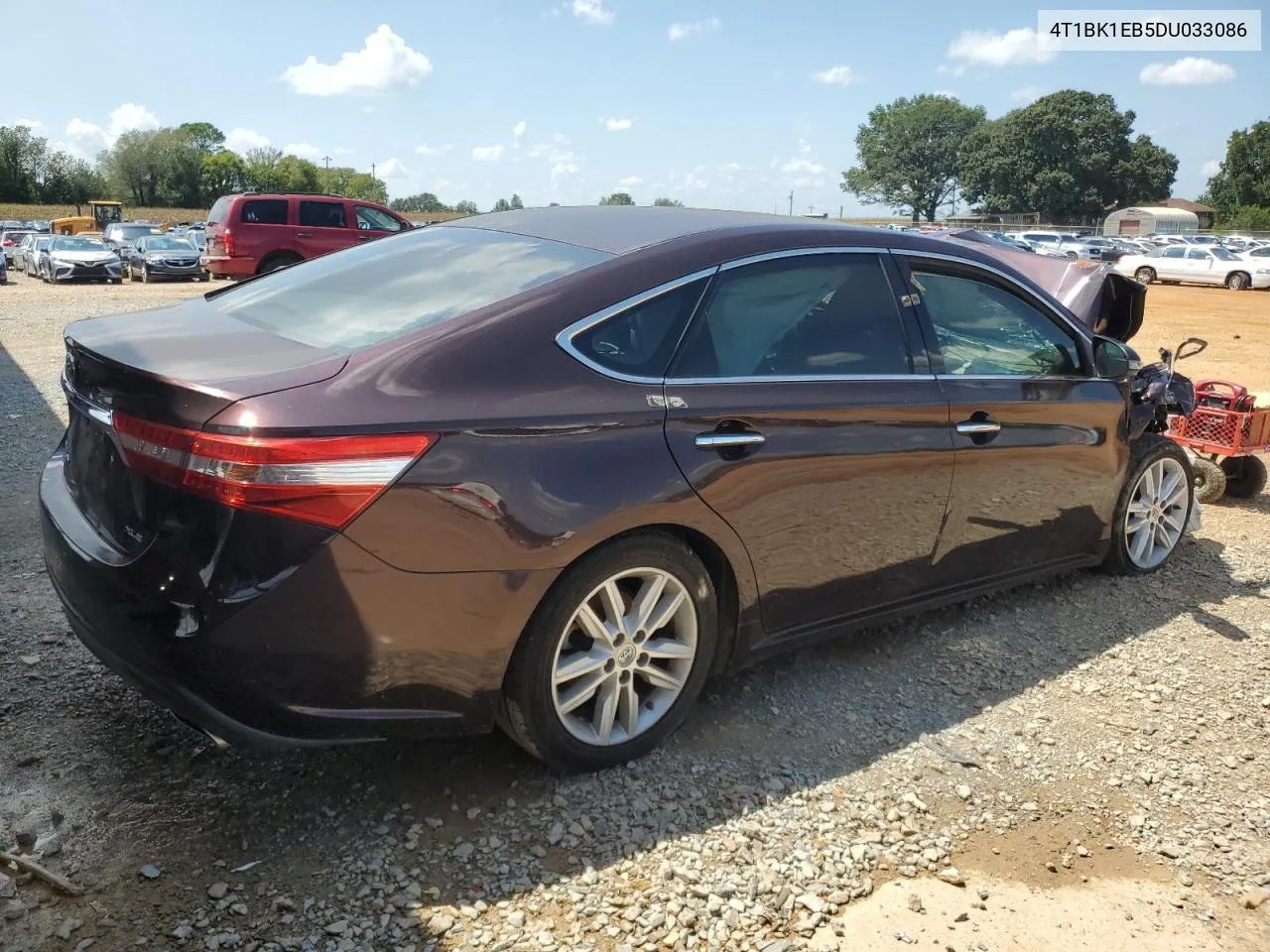 2013 Toyota Avalon Base VIN: 4T1BK1EB5DU033086 Lot: 76463824