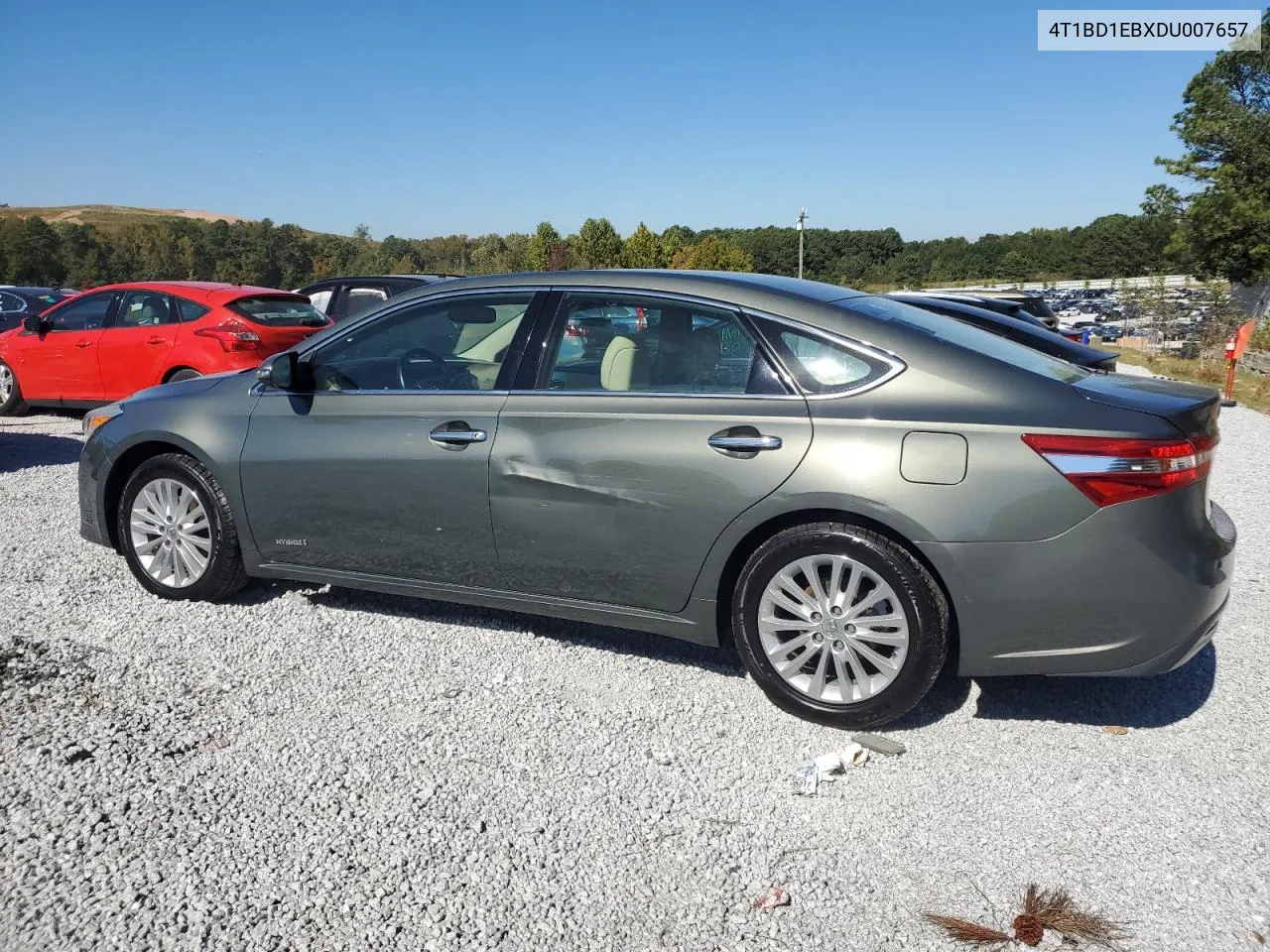 2013 Toyota Avalon Hybrid VIN: 4T1BD1EBXDU007657 Lot: 76731154