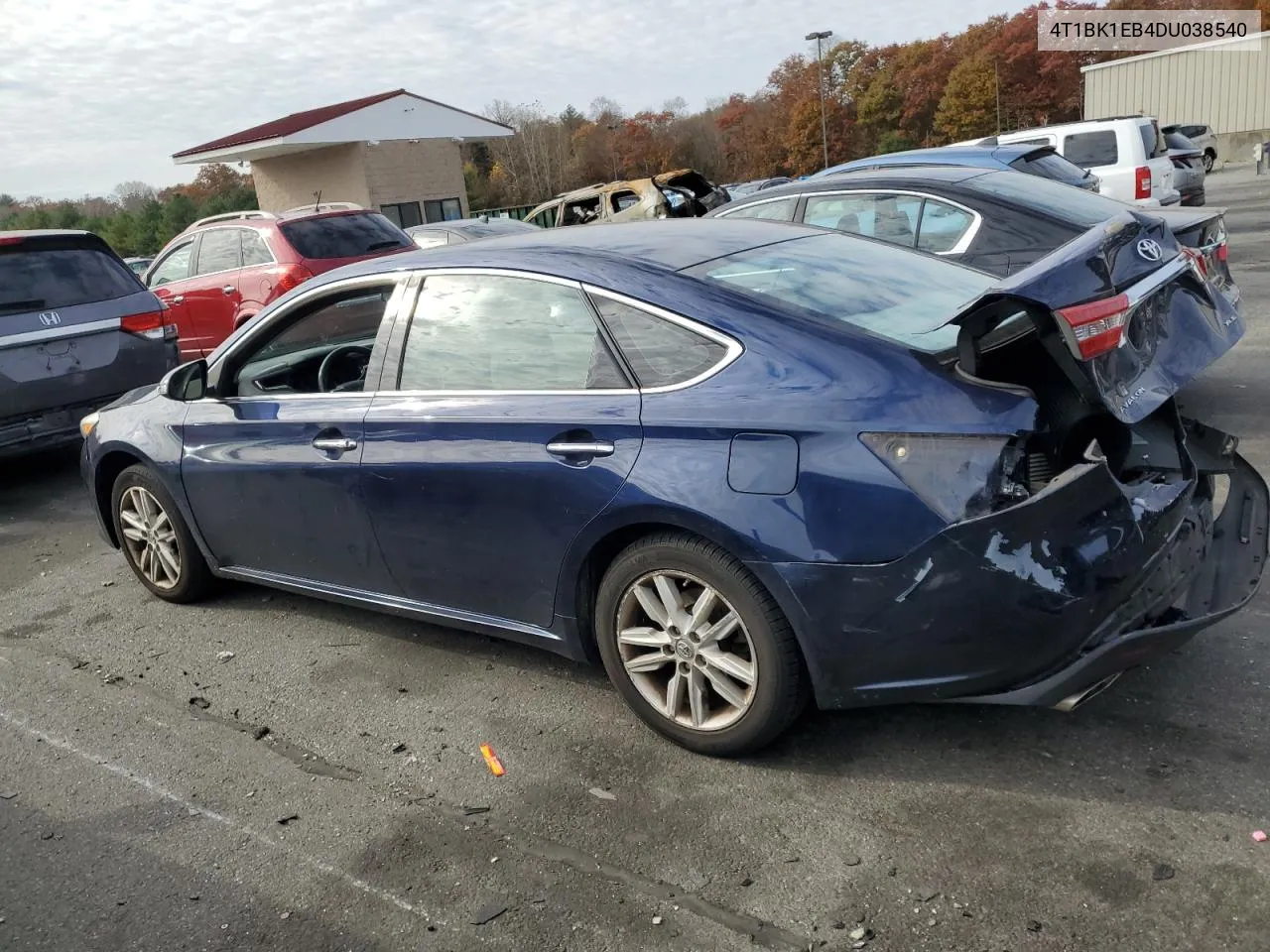 2013 Toyota Avalon Base VIN: 4T1BK1EB4DU038540 Lot: 76930134