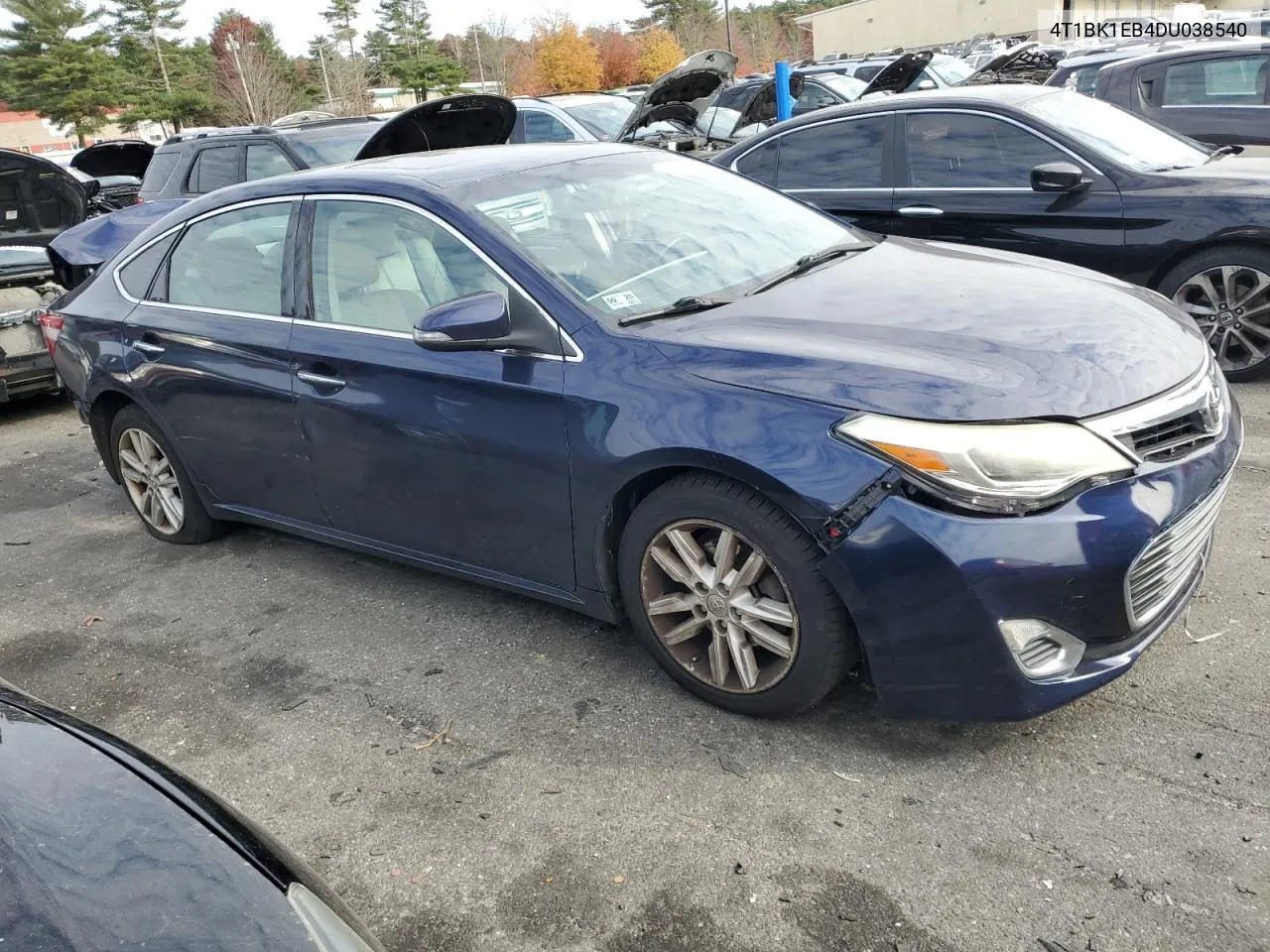 2013 Toyota Avalon Base VIN: 4T1BK1EB4DU038540 Lot: 76930134