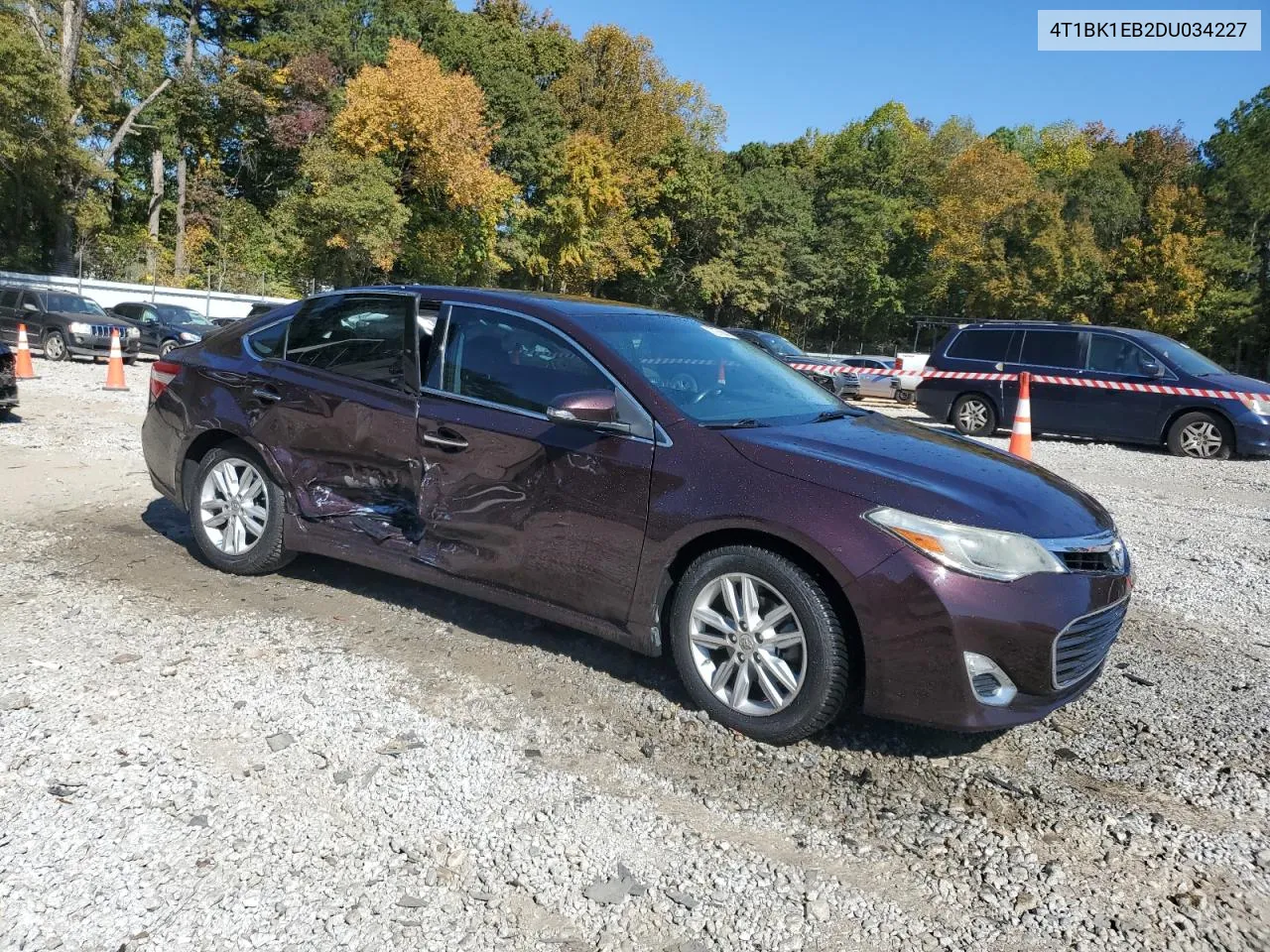 2013 Toyota Avalon Base VIN: 4T1BK1EB2DU034227 Lot: 77276654