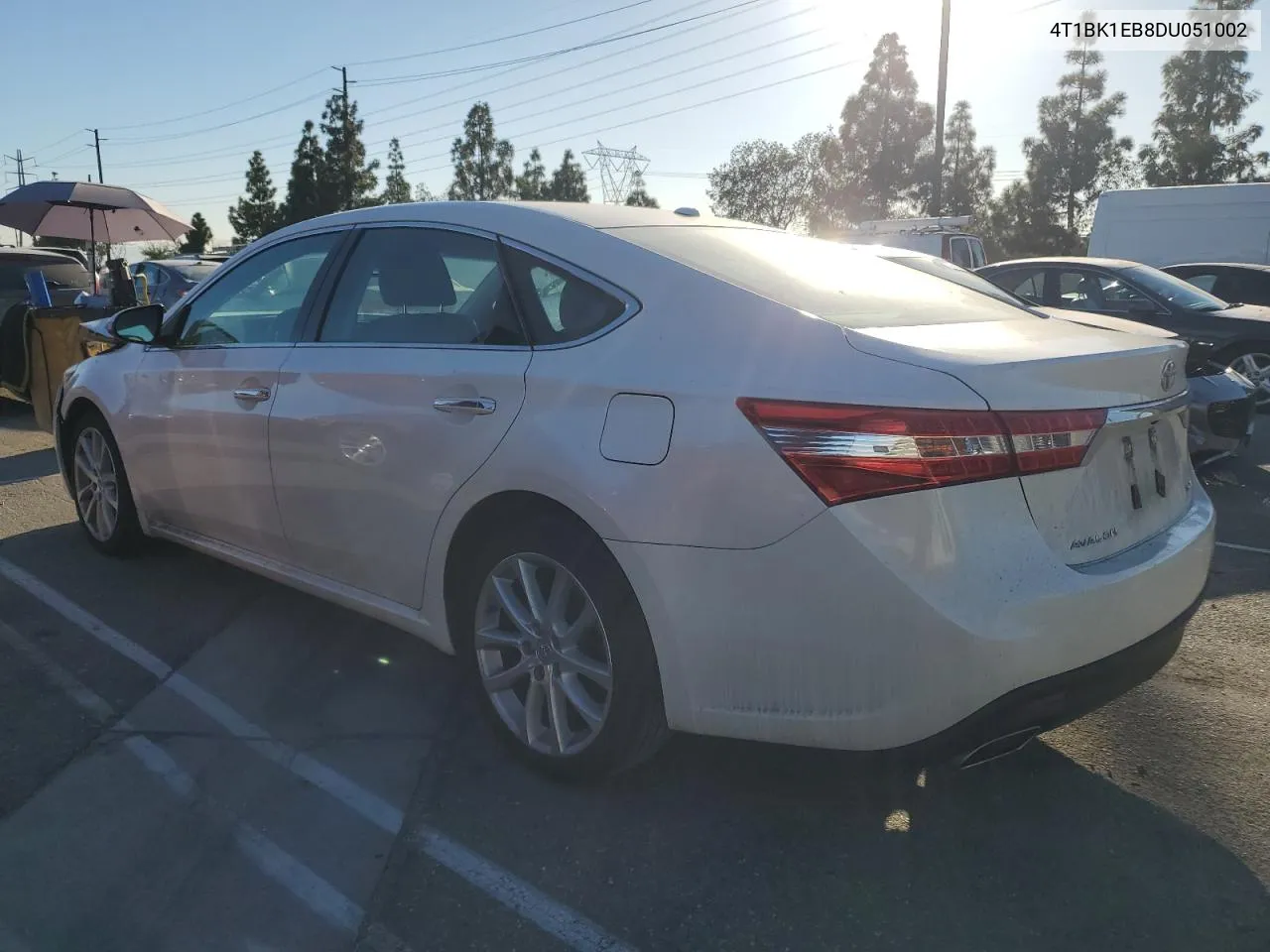 2013 Toyota Avalon Base VIN: 4T1BK1EB8DU051002 Lot: 77391774