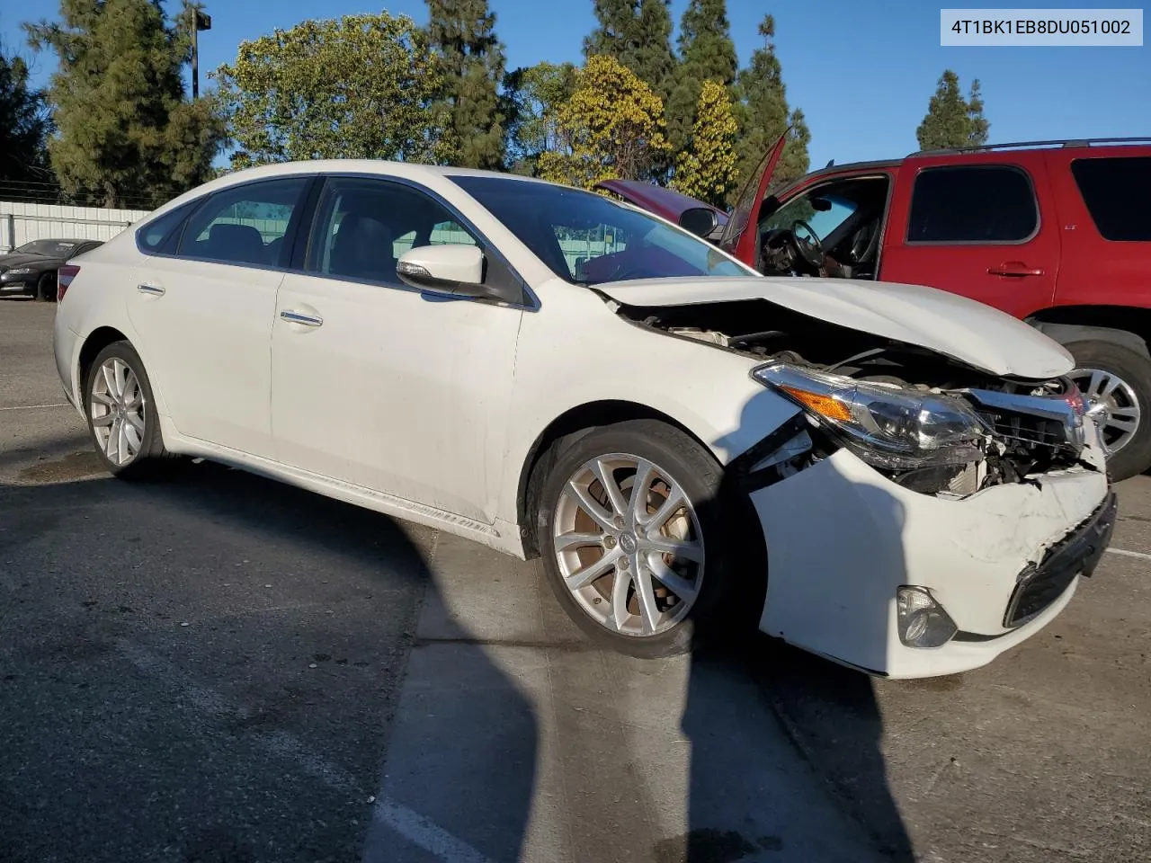 2013 Toyota Avalon Base VIN: 4T1BK1EB8DU051002 Lot: 77391774