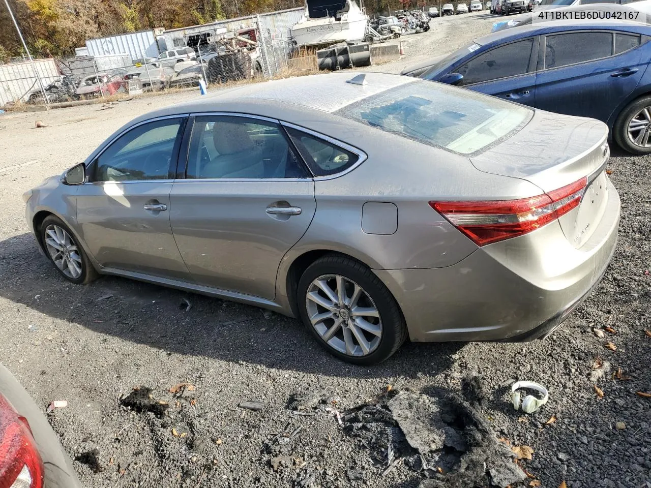 2013 Toyota Avalon Base VIN: 4T1BK1EB6DU042167 Lot: 77937904