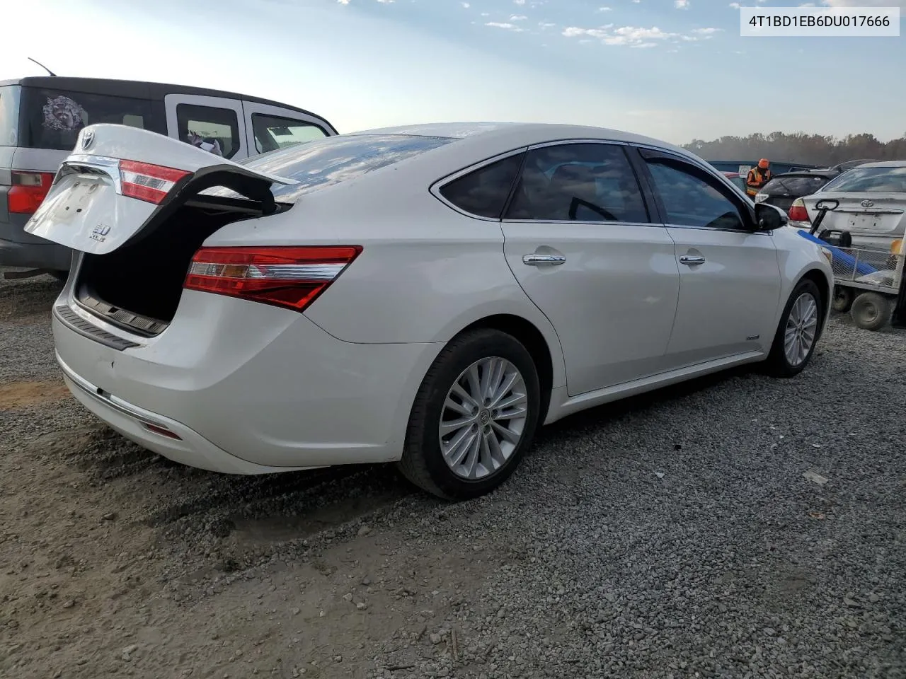 2013 Toyota Avalon Hybrid VIN: 4T1BD1EB6DU017666 Lot: 78248584