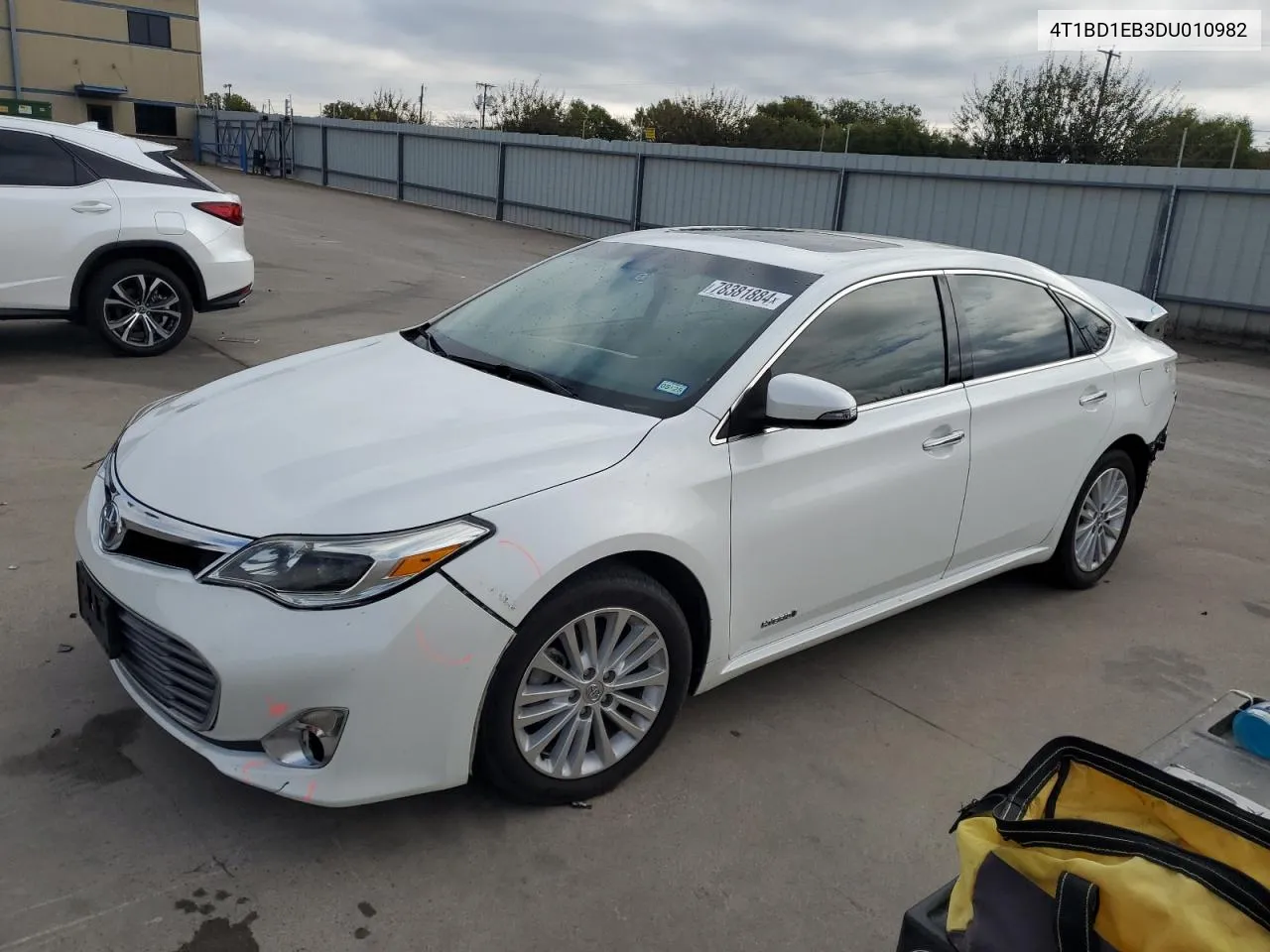 2013 Toyota Avalon Hybrid VIN: 4T1BD1EB3DU010982 Lot: 78381884