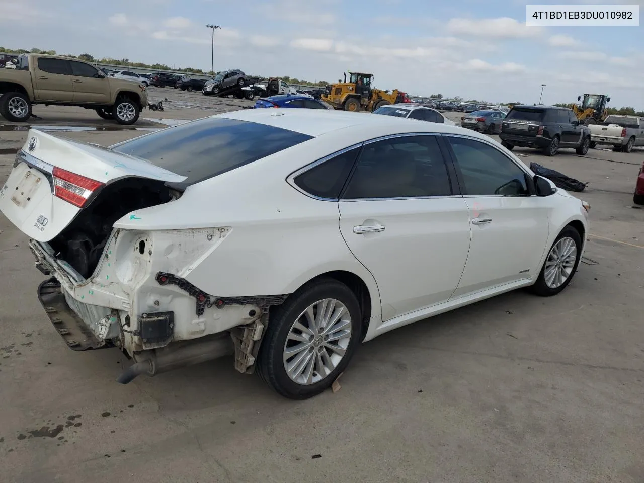 2013 Toyota Avalon Hybrid VIN: 4T1BD1EB3DU010982 Lot: 78381884