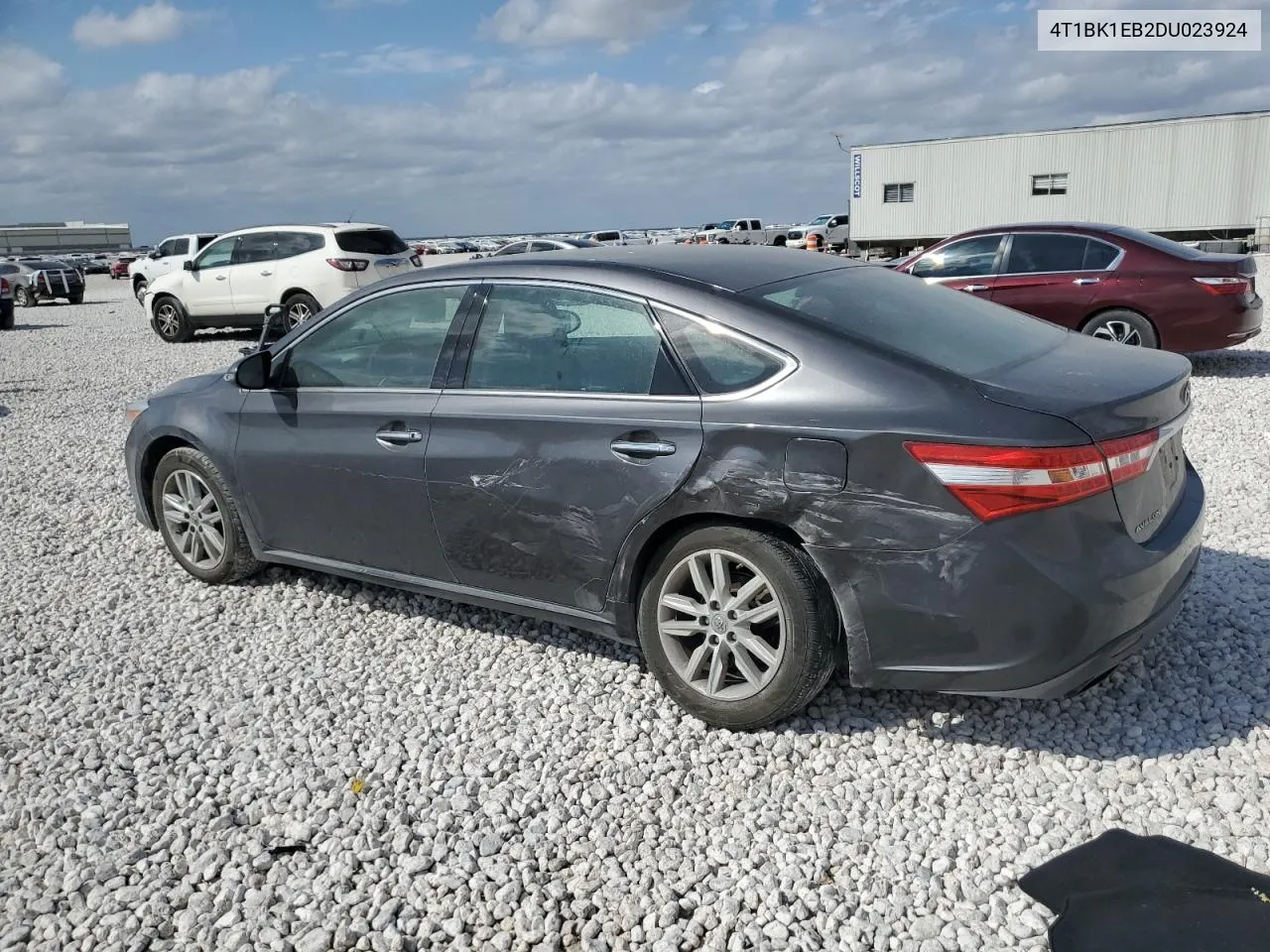 2013 Toyota Avalon Base VIN: 4T1BK1EB2DU023924 Lot: 78412604