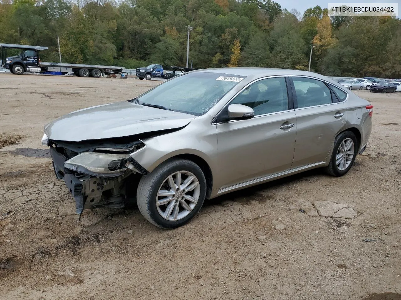 2013 Toyota Avalon Base VIN: 4T1BK1EB0DU034422 Lot: 78919374