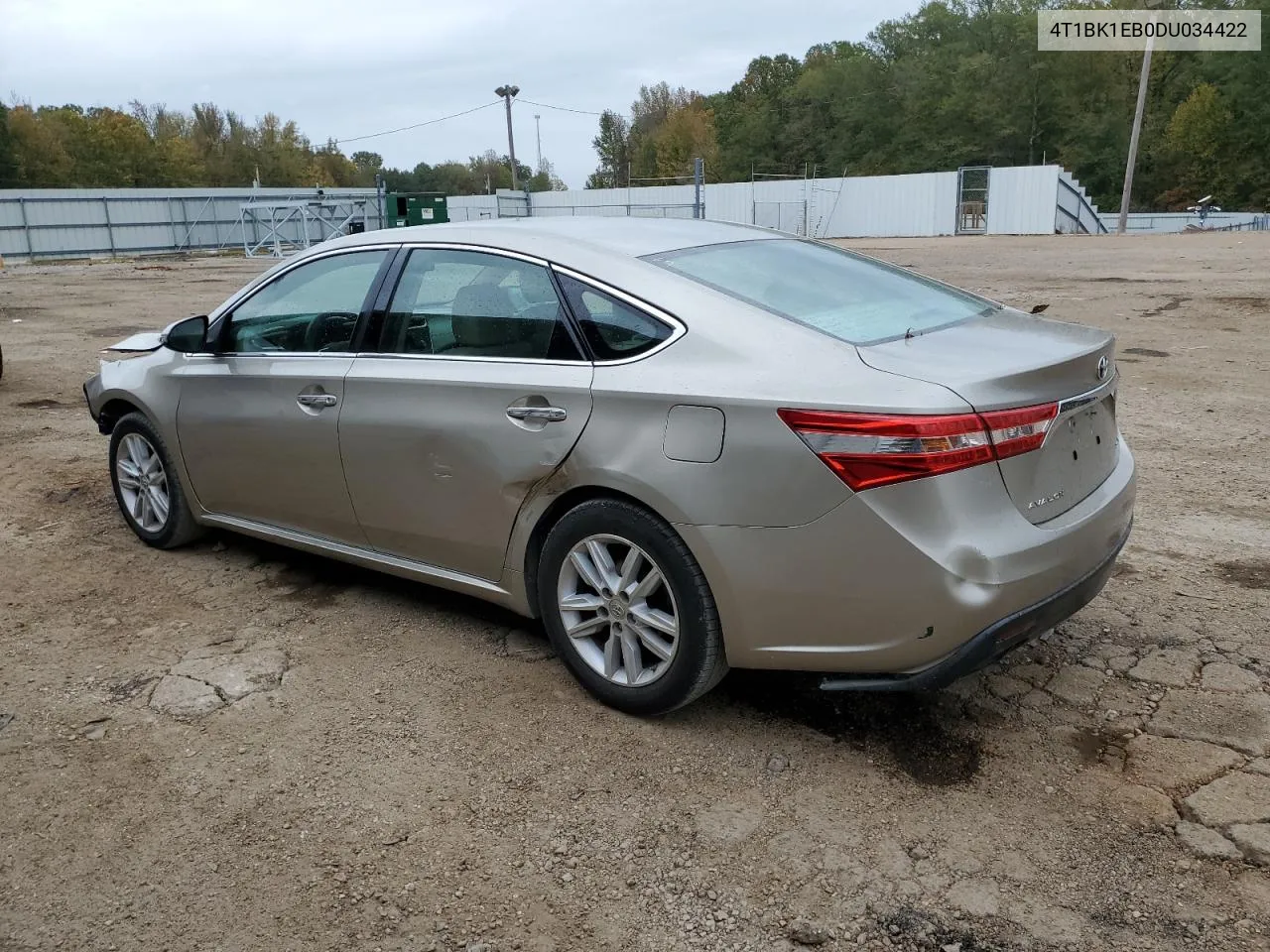 2013 Toyota Avalon Base VIN: 4T1BK1EB0DU034422 Lot: 78919374