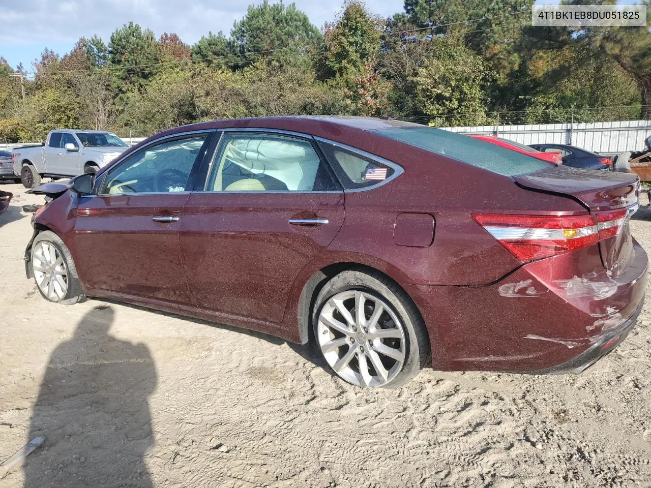 2013 Toyota Avalon Base VIN: 4T1BK1EB8DU051825 Lot: 78962644