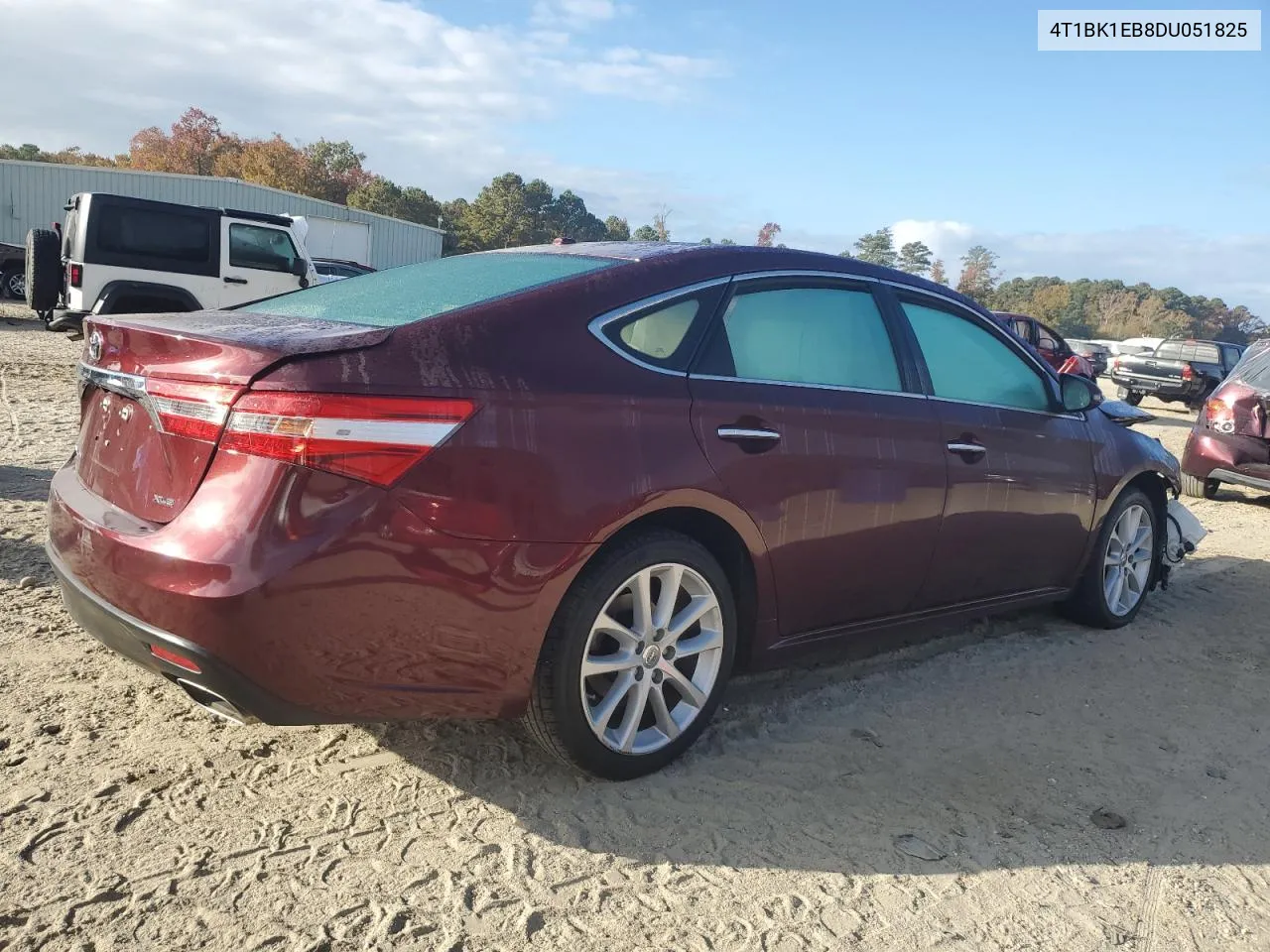 2013 Toyota Avalon Base VIN: 4T1BK1EB8DU051825 Lot: 78962644