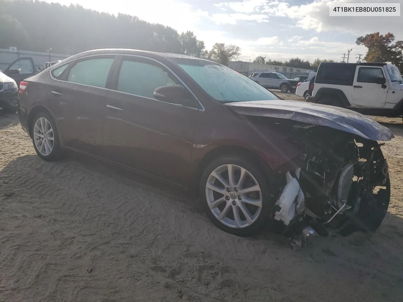 2013 Toyota Avalon Base VIN: 4T1BK1EB8DU051825 Lot: 78962644