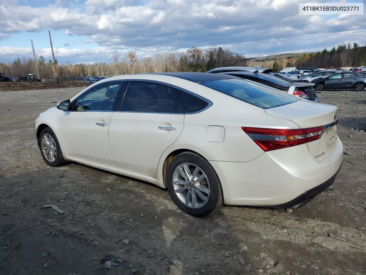 2013 Toyota Avalon Base VIN: 4T1BK1EB3DU023771 Lot: 78977584