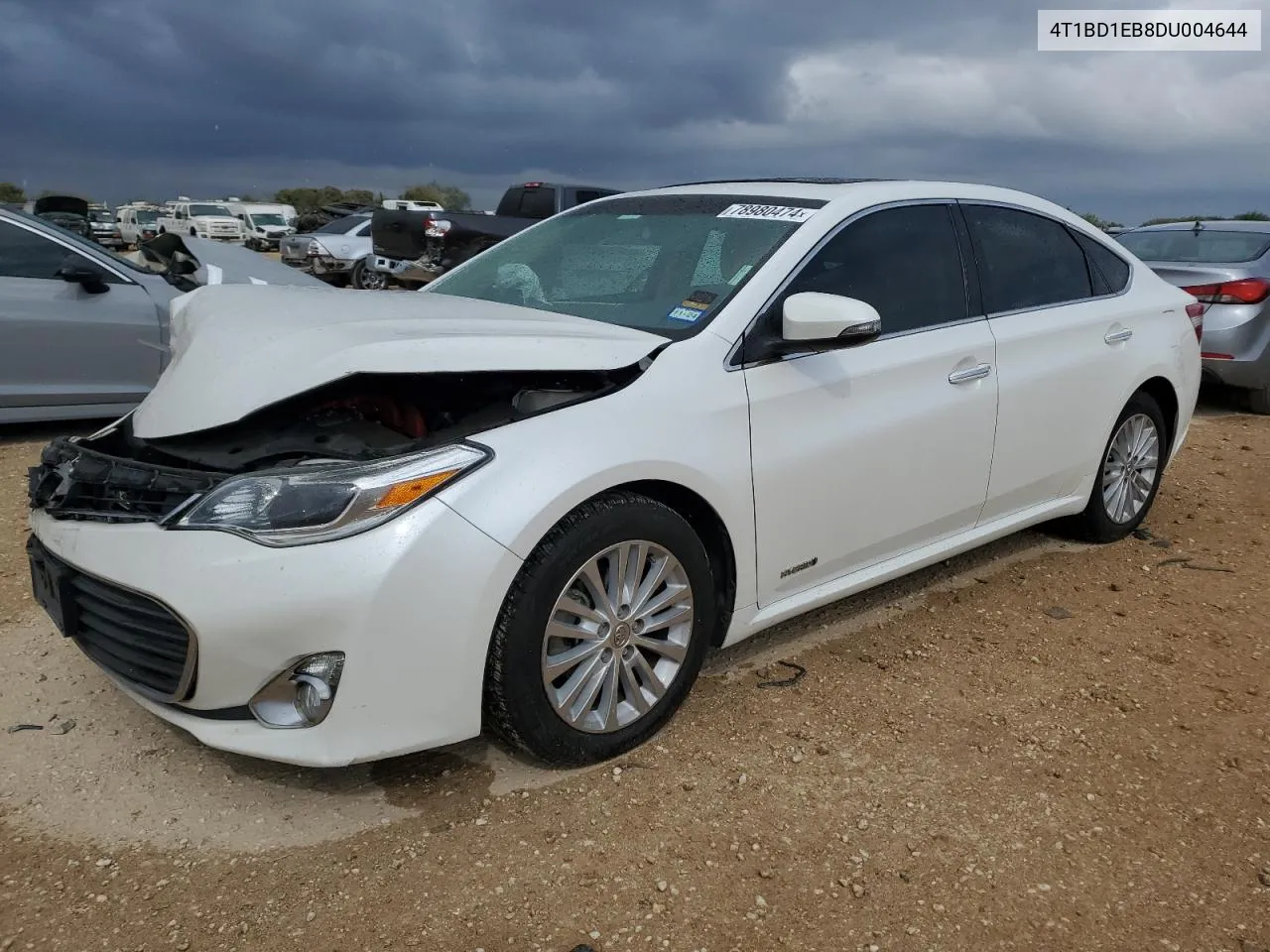 2013 Toyota Avalon Hybrid VIN: 4T1BD1EB8DU004644 Lot: 78980474