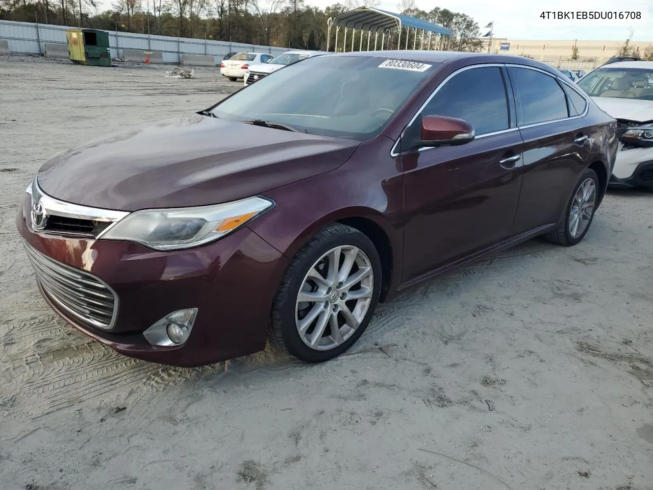 2013 Toyota Avalon Base VIN: 4T1BK1EB5DU016708 Lot: 80330604