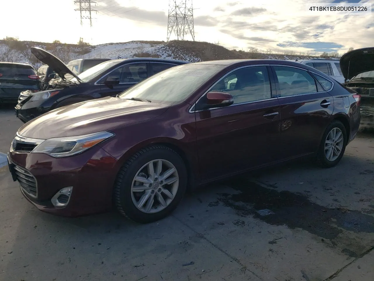 2013 Toyota Avalon Base VIN: 4T1BK1EB8DU051226 Lot: 80767284