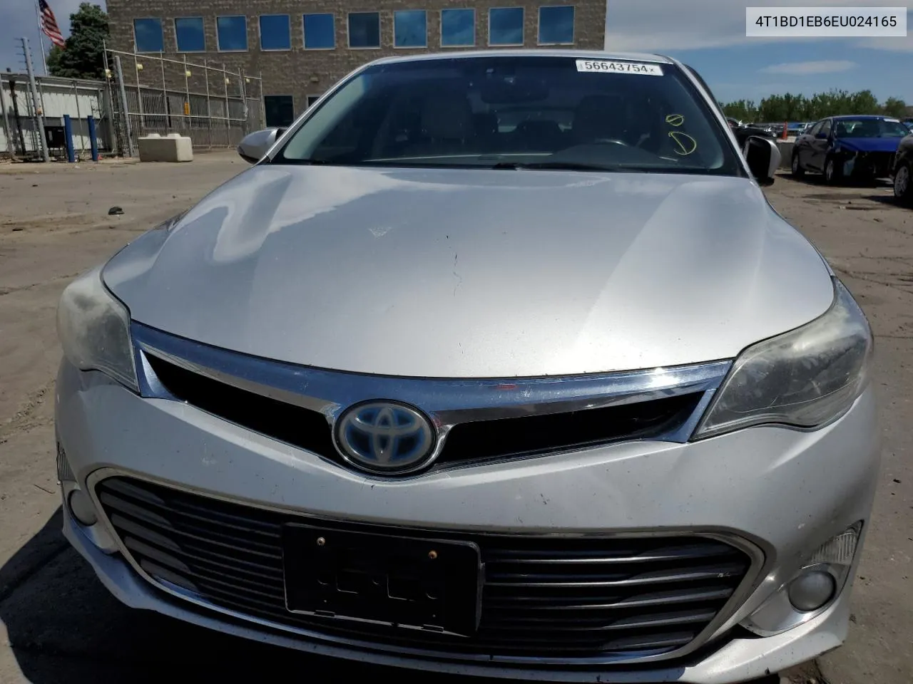 2014 Toyota Avalon Hybrid VIN: 4T1BD1EB6EU024165 Lot: 56643754