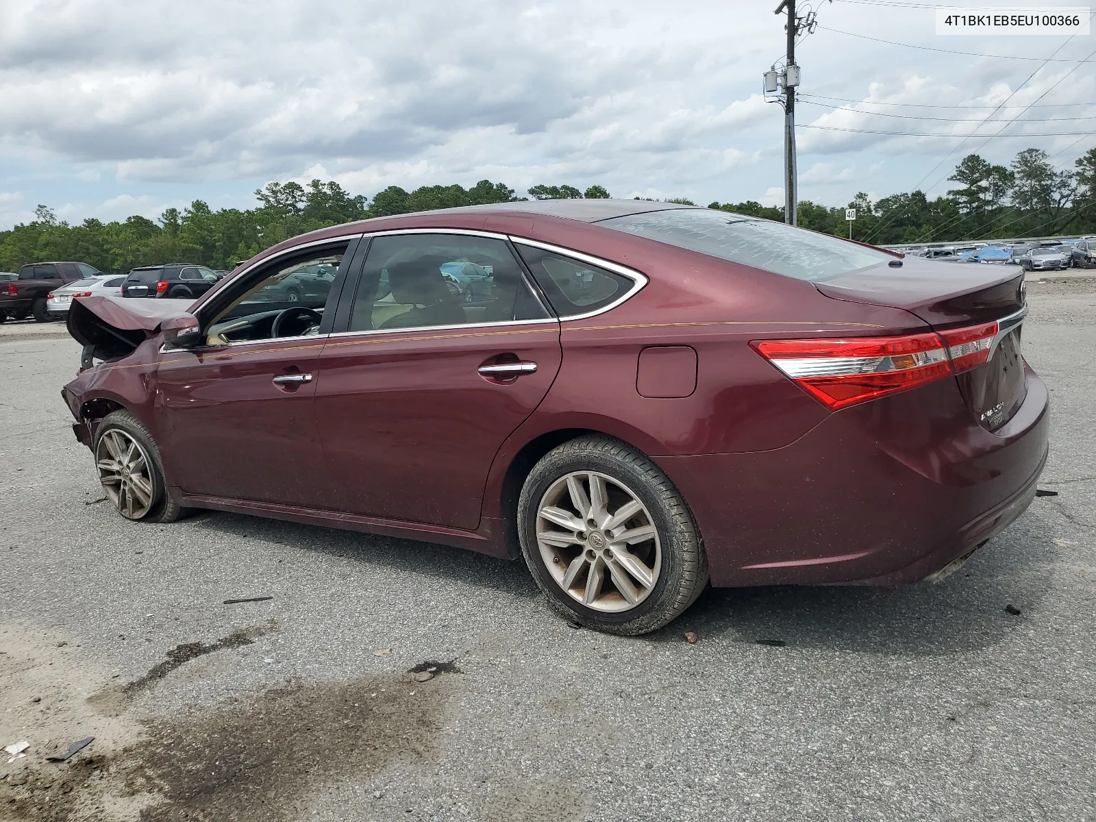 2014 Toyota Avalon Base VIN: 4T1BK1EB5EU100366 Lot: 61915074