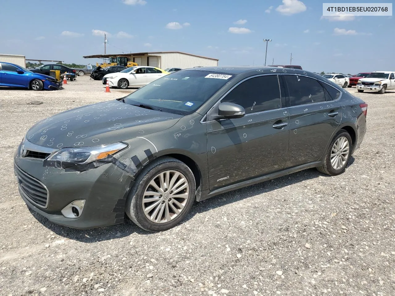 4T1BD1EB5EU020768 2014 Toyota Avalon Hybrid