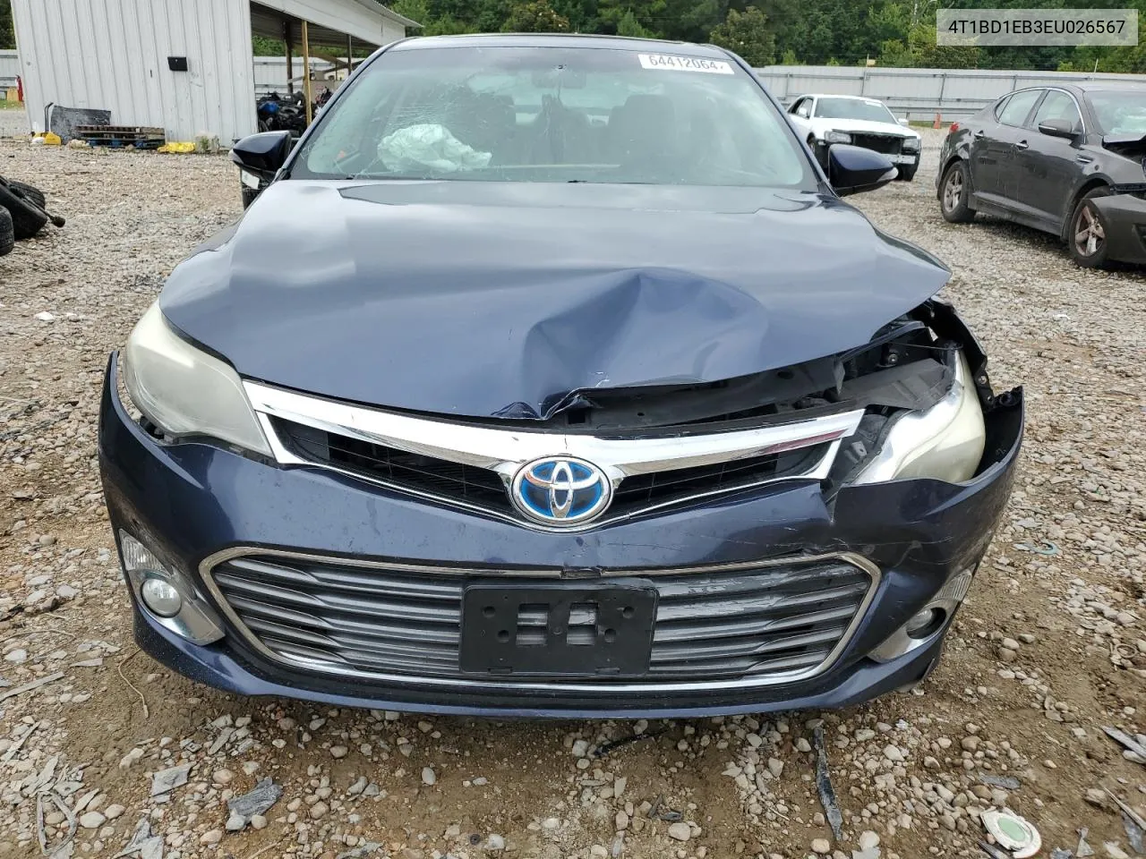 2014 Toyota Avalon Hybrid VIN: 4T1BD1EB3EU026567 Lot: 64412064