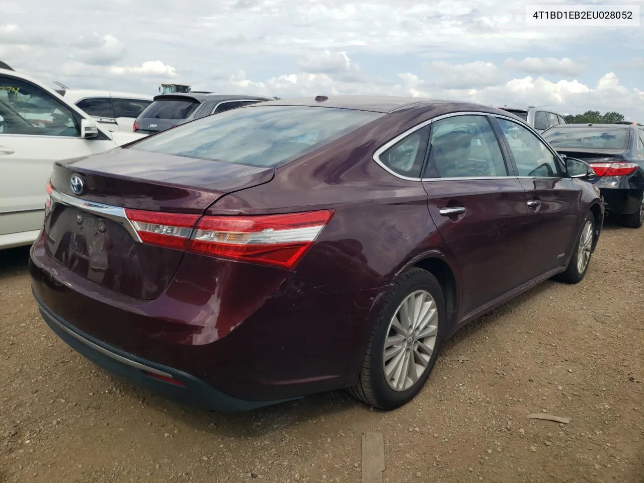 2014 Toyota Avalon Hybrid VIN: 4T1BD1EB2EU028052 Lot: 65421194