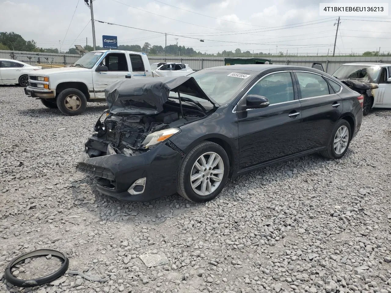 2014 Toyota Avalon Base VIN: 4T1BK1EB6EU136213 Lot: 66592854