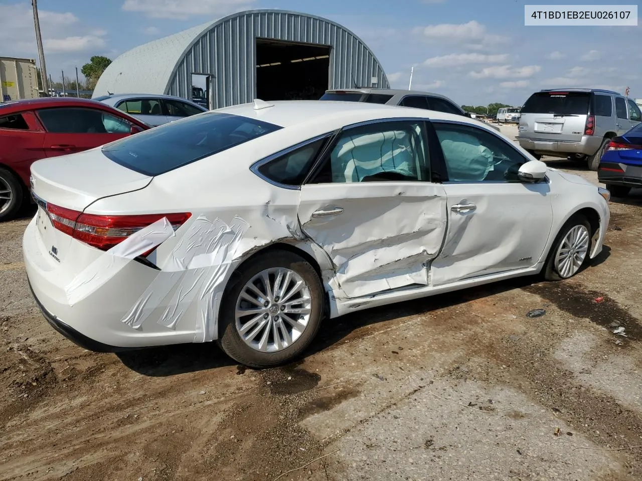 2014 Toyota Avalon Hybrid VIN: 4T1BD1EB2EU026107 Lot: 67164774