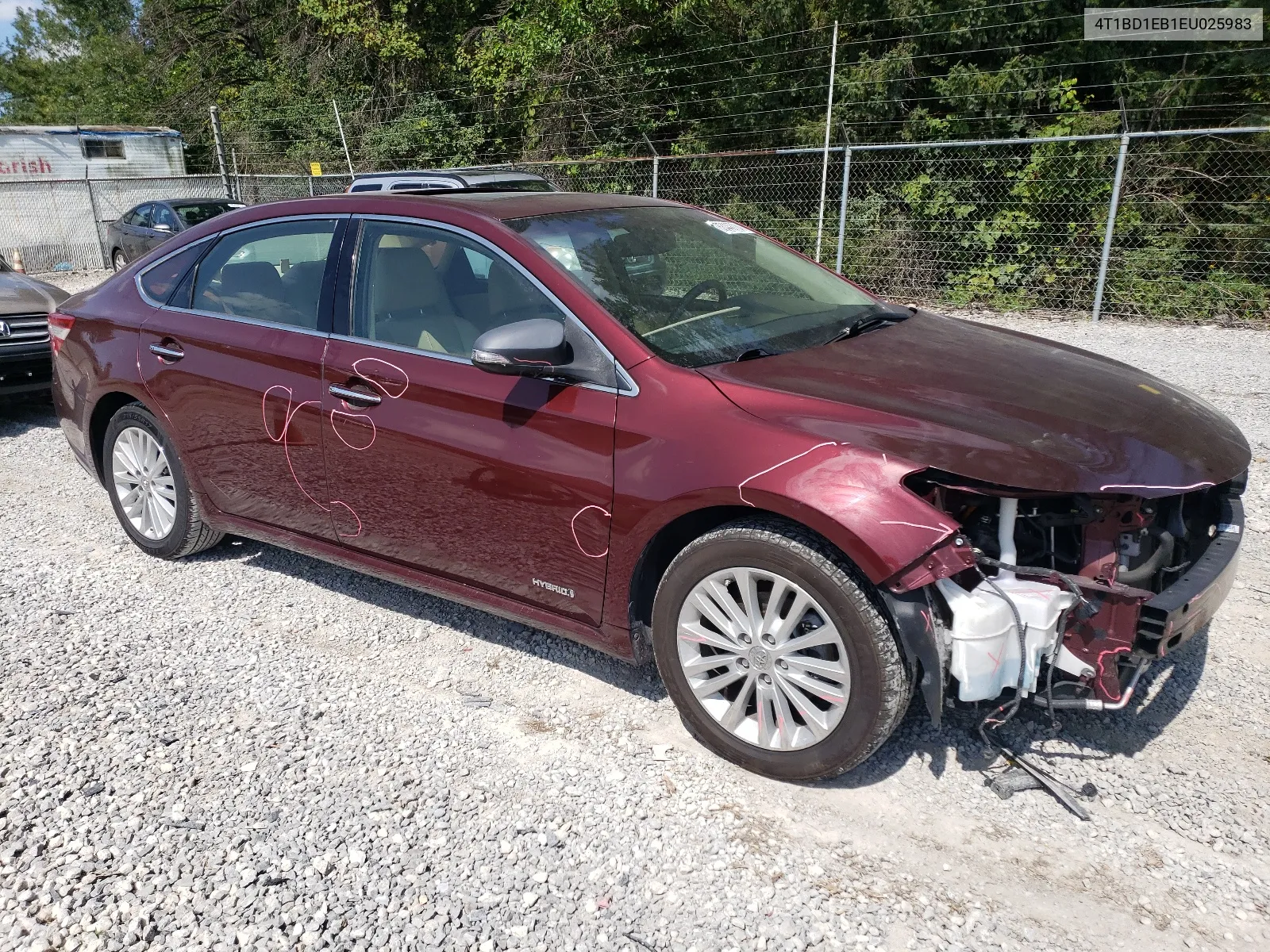 2014 Toyota Avalon Hybrid VIN: 4T1BD1EB1EU025983 Lot: 68448724