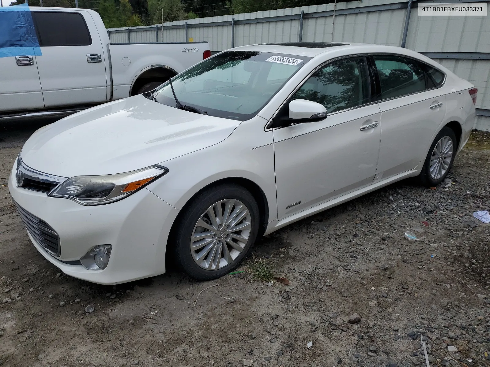 2014 Toyota Avalon Hybrid VIN: 4T1BD1EBXEU033371 Lot: 68683334