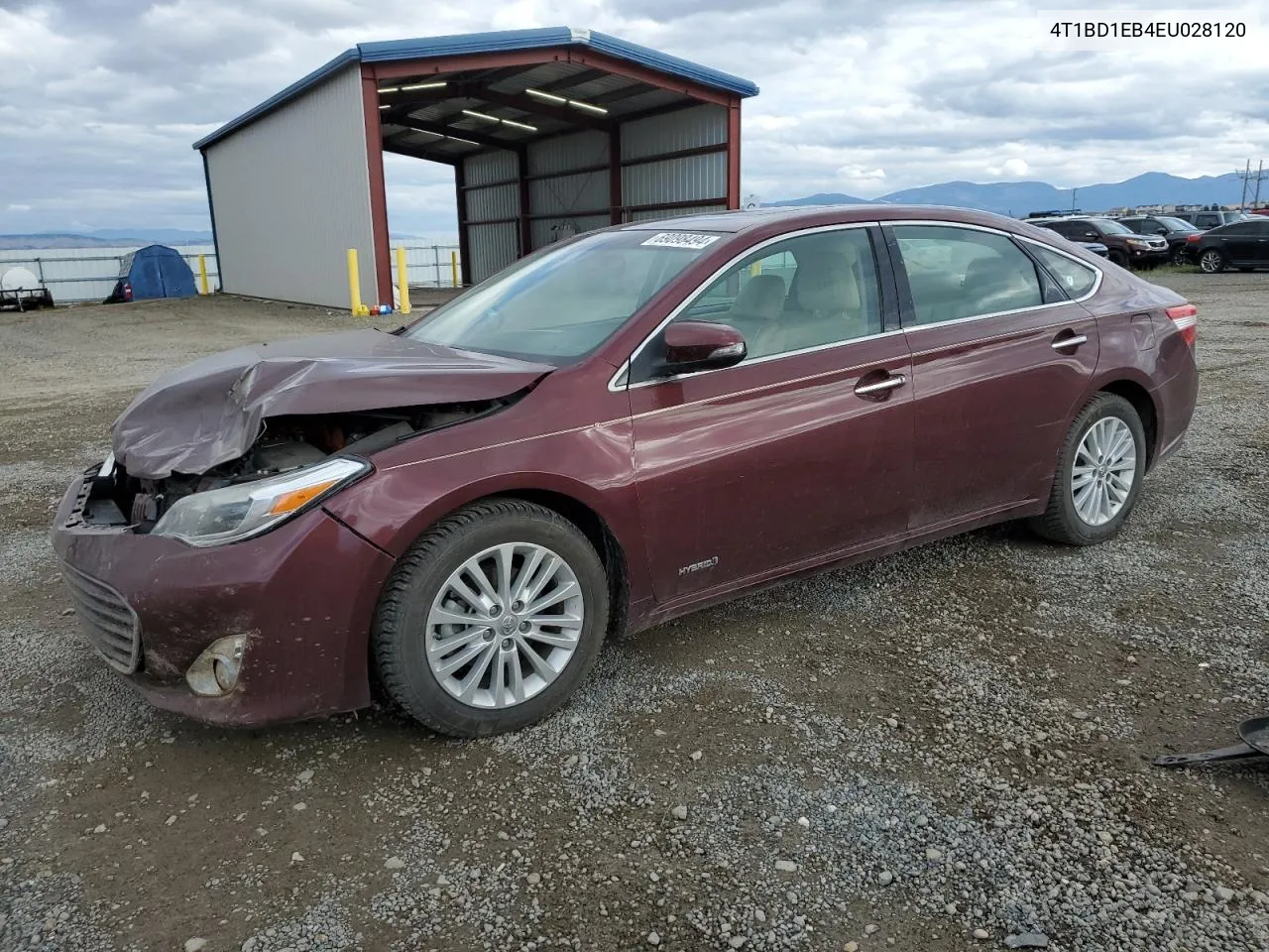 2014 Toyota Avalon Hybrid VIN: 4T1BD1EB4EU028120 Lot: 69098494