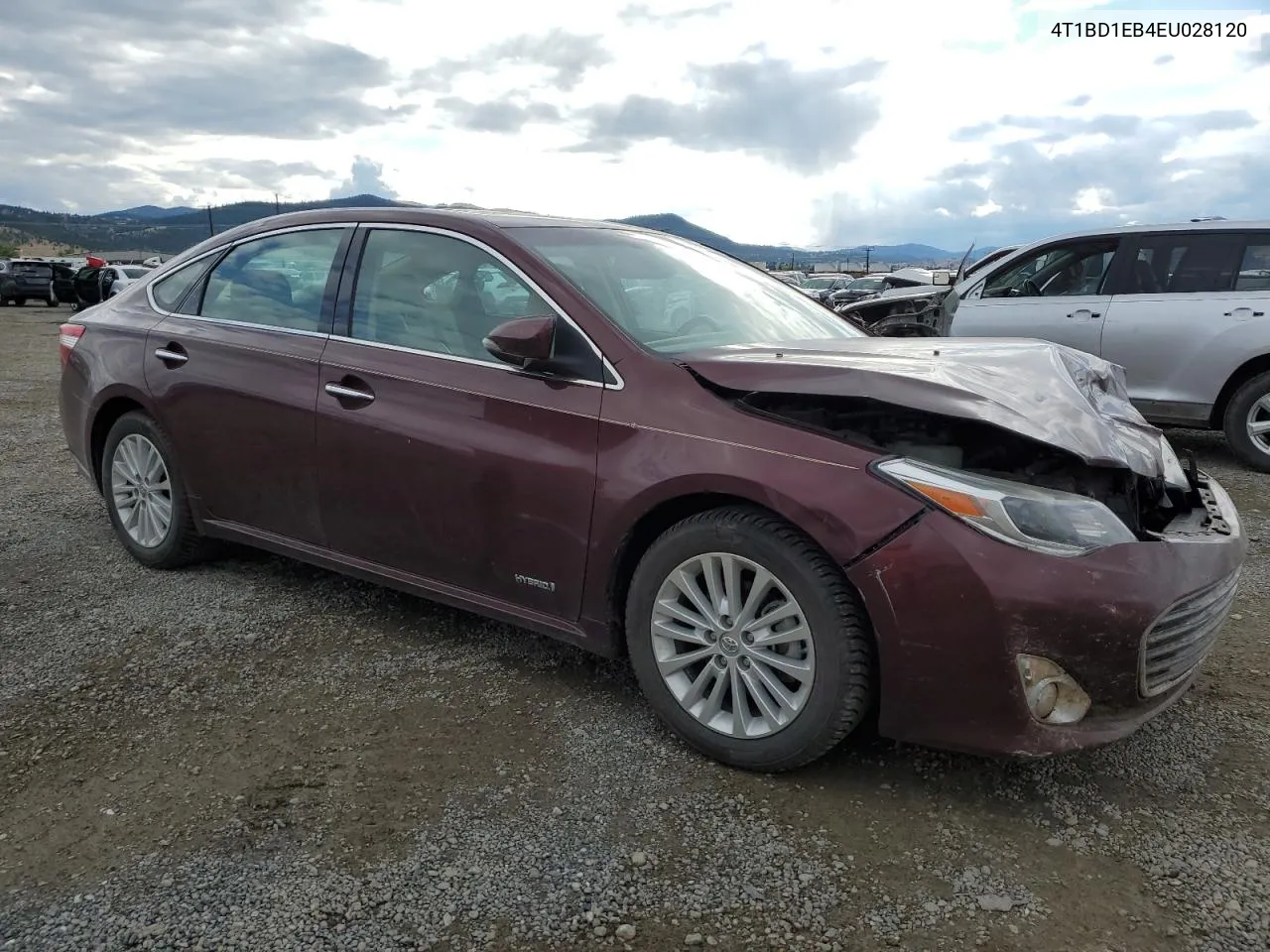 2014 Toyota Avalon Hybrid VIN: 4T1BD1EB4EU028120 Lot: 69098494