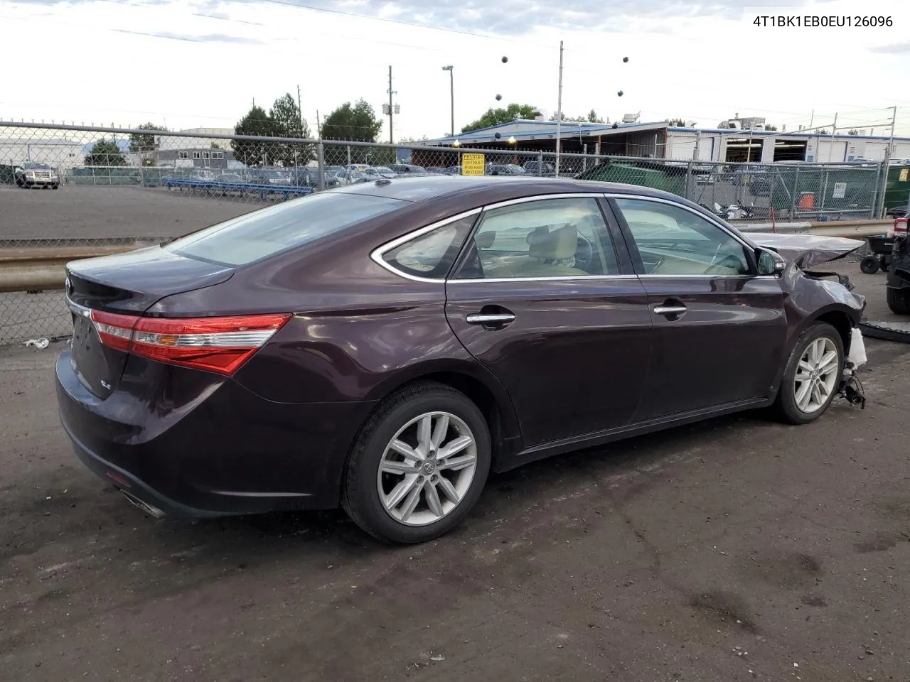 2014 Toyota Avalon Base VIN: 4T1BK1EB0EU126096 Lot: 69112794