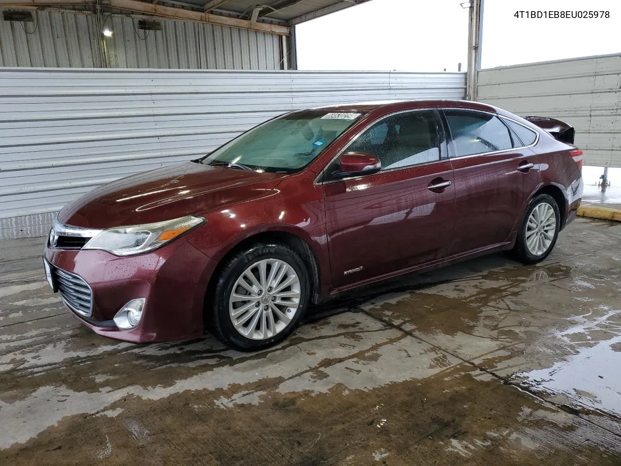 2014 Toyota Avalon Hybrid VIN: 4T1BD1EB8EU025978 Lot: 69530254