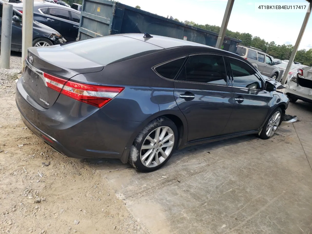 2014 Toyota Avalon Base VIN: 4T1BK1EB4EU117417 Lot: 69676694