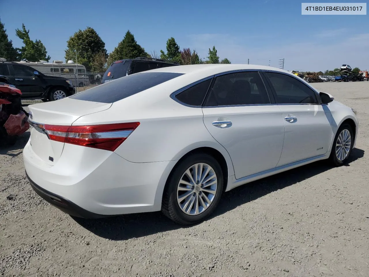 4T1BD1EB4EU031017 2014 Toyota Avalon Hybrid