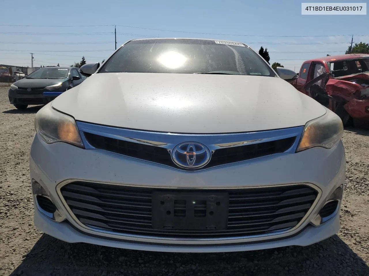 2014 Toyota Avalon Hybrid VIN: 4T1BD1EB4EU031017 Lot: 70336944