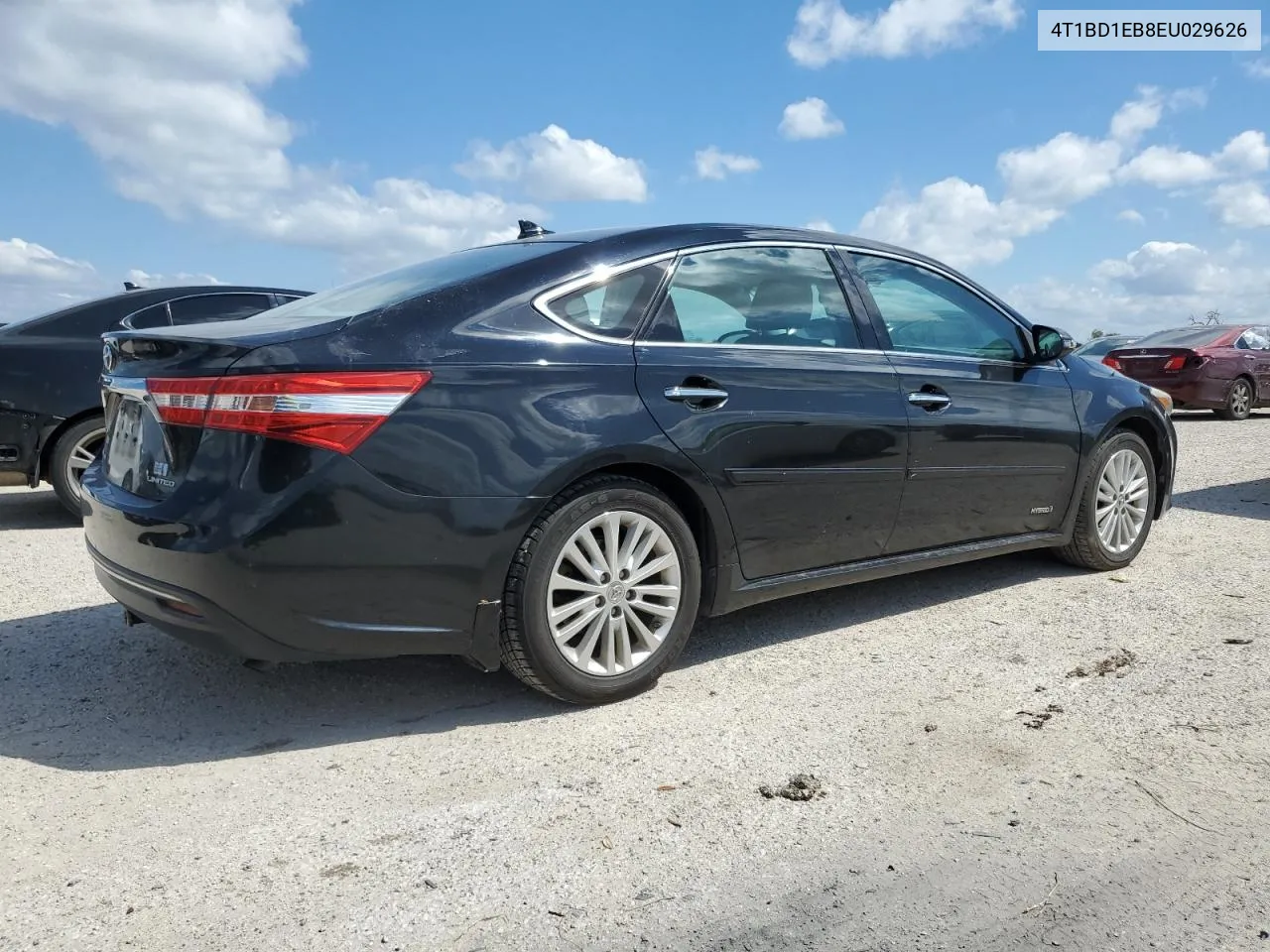 2014 Toyota Avalon Hybrid VIN: 4T1BD1EB8EU029626 Lot: 70514334