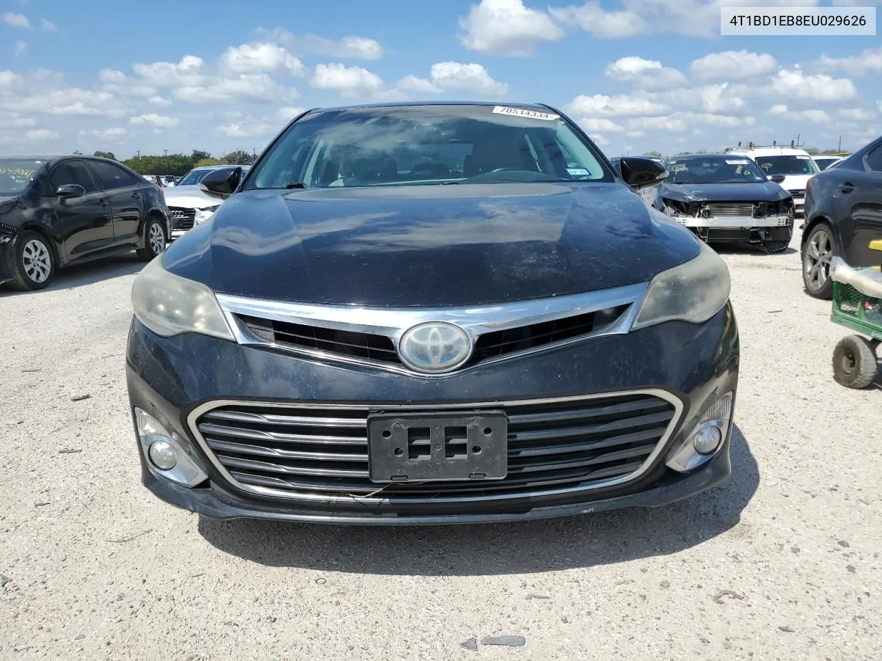 2014 Toyota Avalon Hybrid VIN: 4T1BD1EB8EU029626 Lot: 70514334