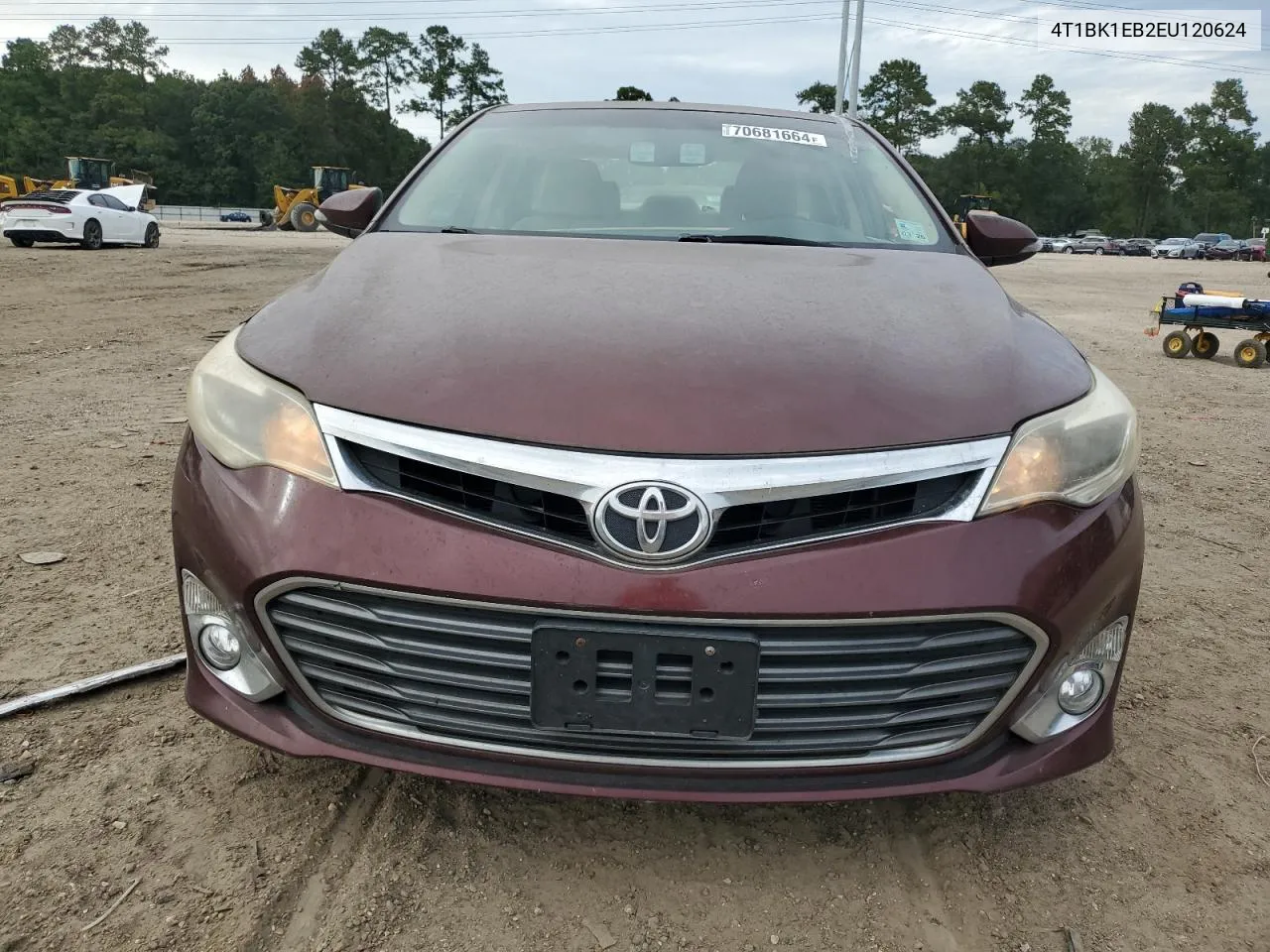 2014 Toyota Avalon Base VIN: 4T1BK1EB2EU120624 Lot: 70681664