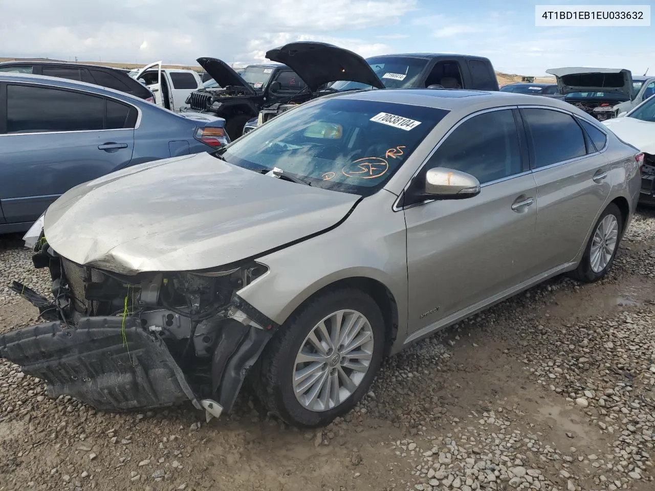 2014 Toyota Avalon Hybrid VIN: 4T1BD1EB1EU033632 Lot: 70838104