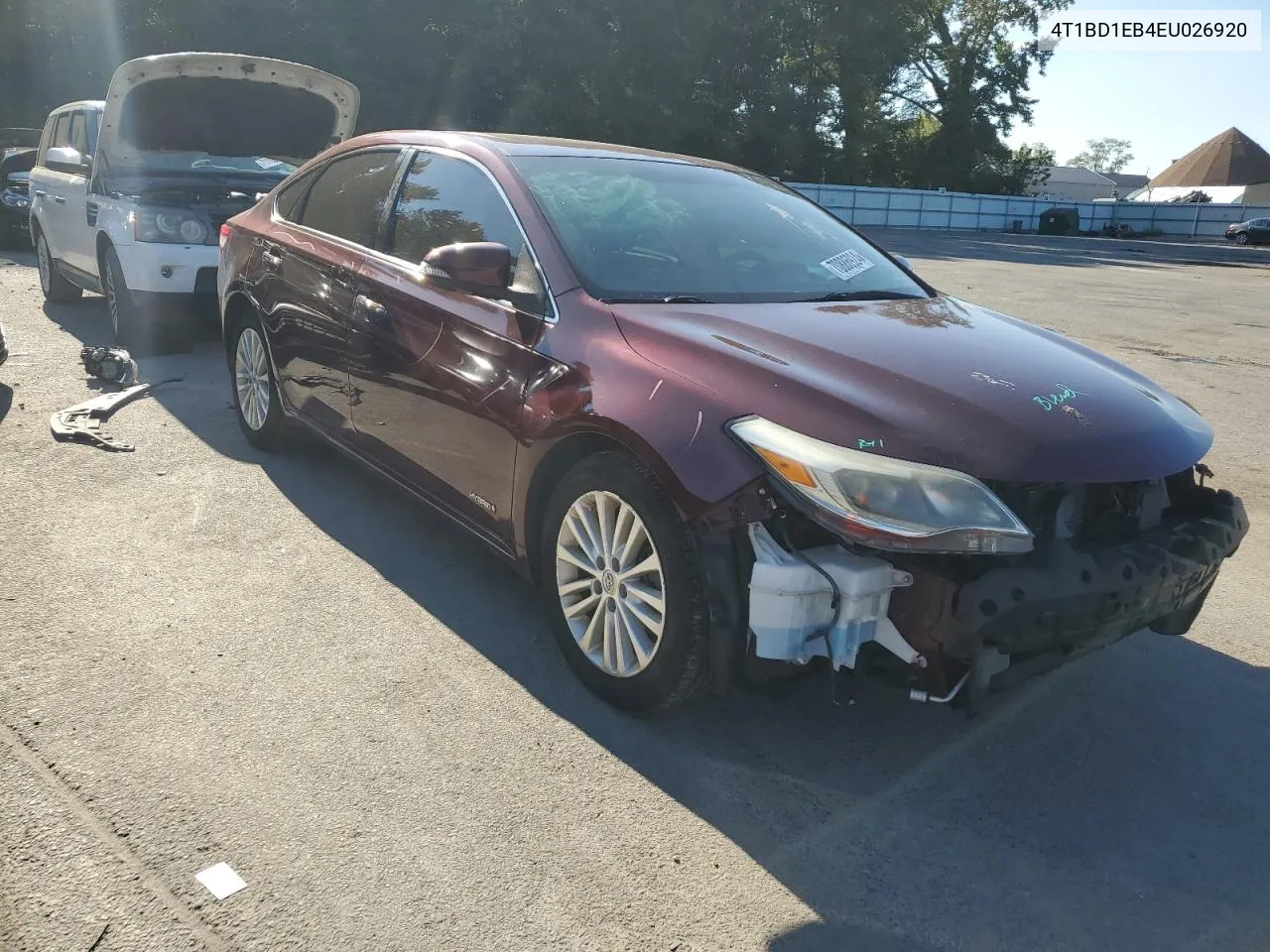 2014 Toyota Avalon Hybrid VIN: 4T1BD1EB4EU026920 Lot: 70886924