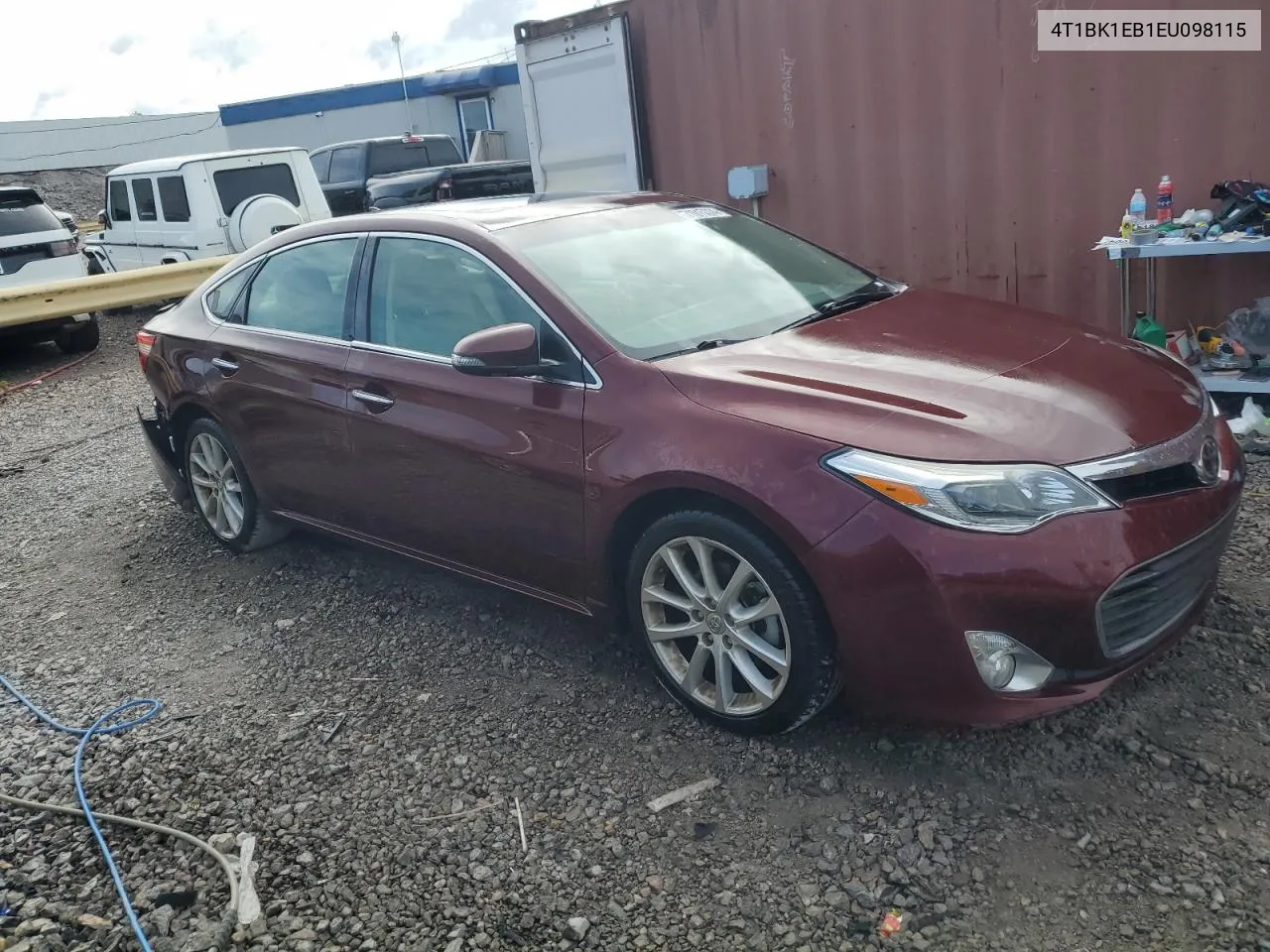 2014 Toyota Avalon Base VIN: 4T1BK1EB1EU098115 Lot: 71015374