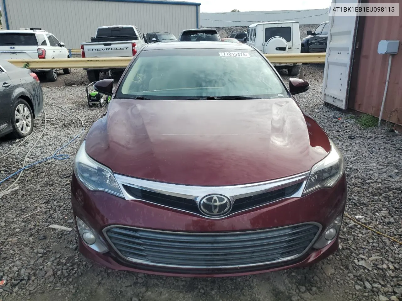 2014 Toyota Avalon Base VIN: 4T1BK1EB1EU098115 Lot: 71015374