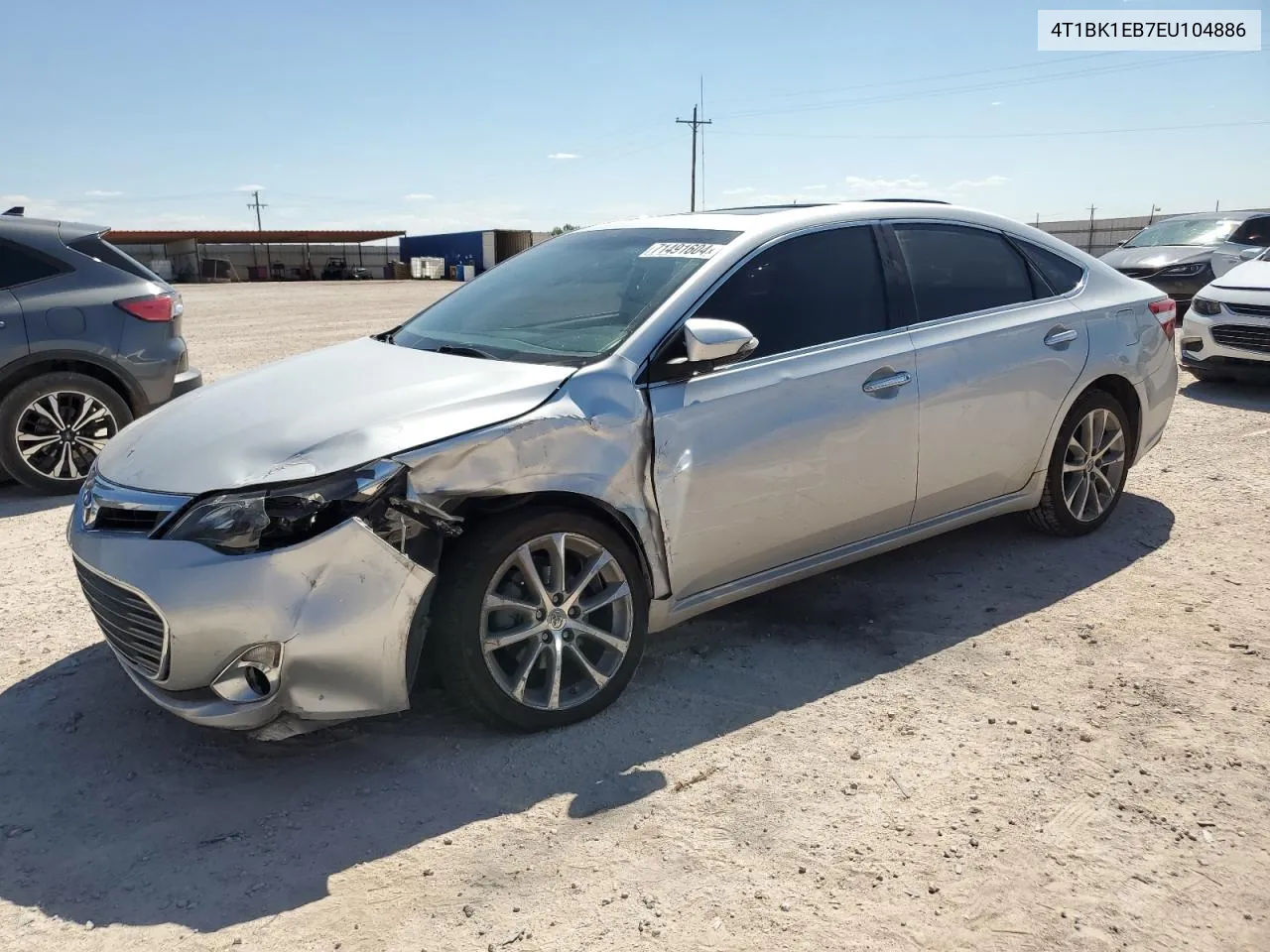 2014 Toyota Avalon Base VIN: 4T1BK1EB7EU104886 Lot: 71491604